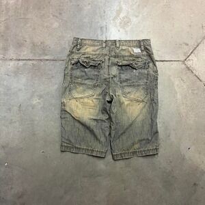 Y2K acid wash guess Long‎ baggy Denim Jorts W31